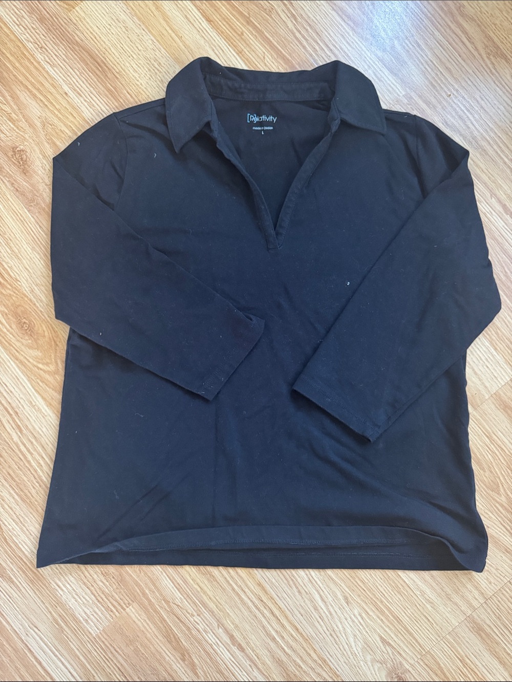 Relativity Quarter Sleeve Polo ✨ Size L